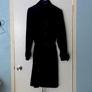 Ann Klein Trench Coat New without Tags. Black. SZ 8
